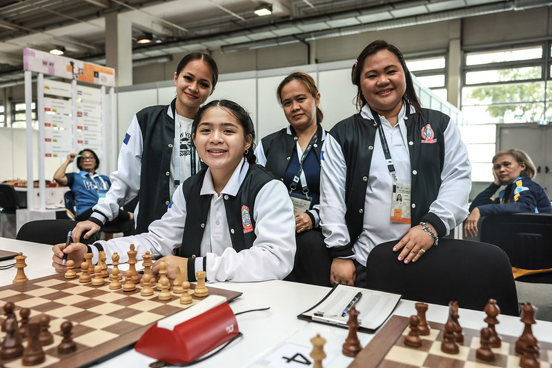 El equipo femenino de Guam | Foto: Michal Walusza (FIDE)